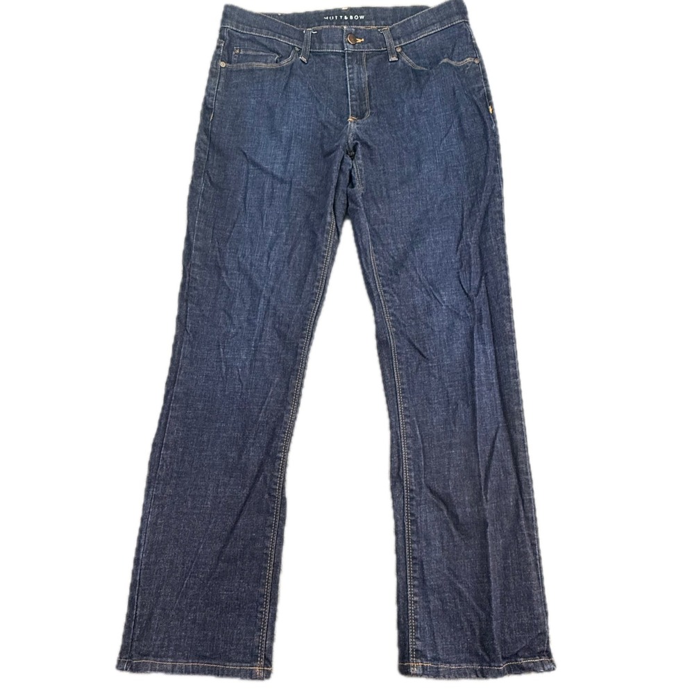 Mott & Bow Jeans Mens 33x32 Dark Blue Straight Leg Crosby Stretch Denim